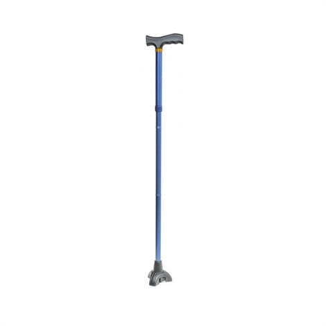 Lumex Tri Step Folding Cane Blue - Case of 4 - Image 1