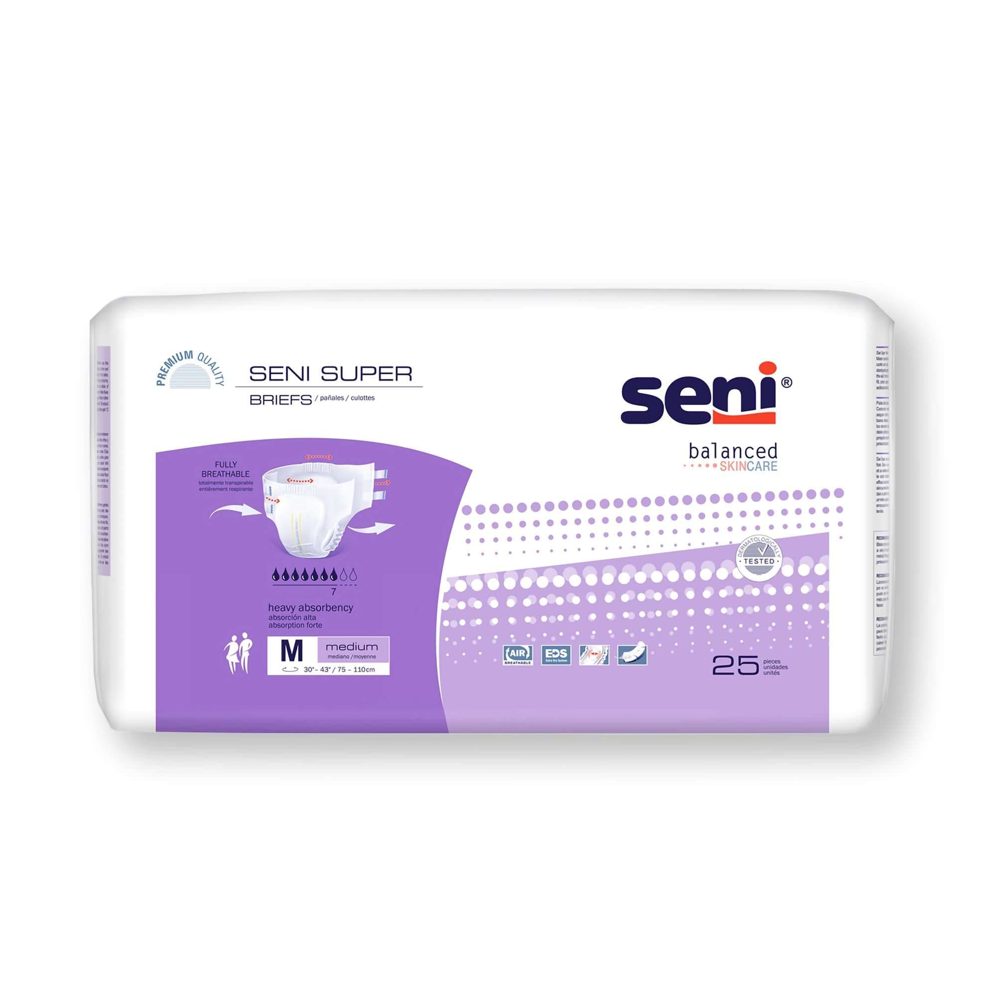 Seni Super Briefs, Medium - Case of 75 - Image 1