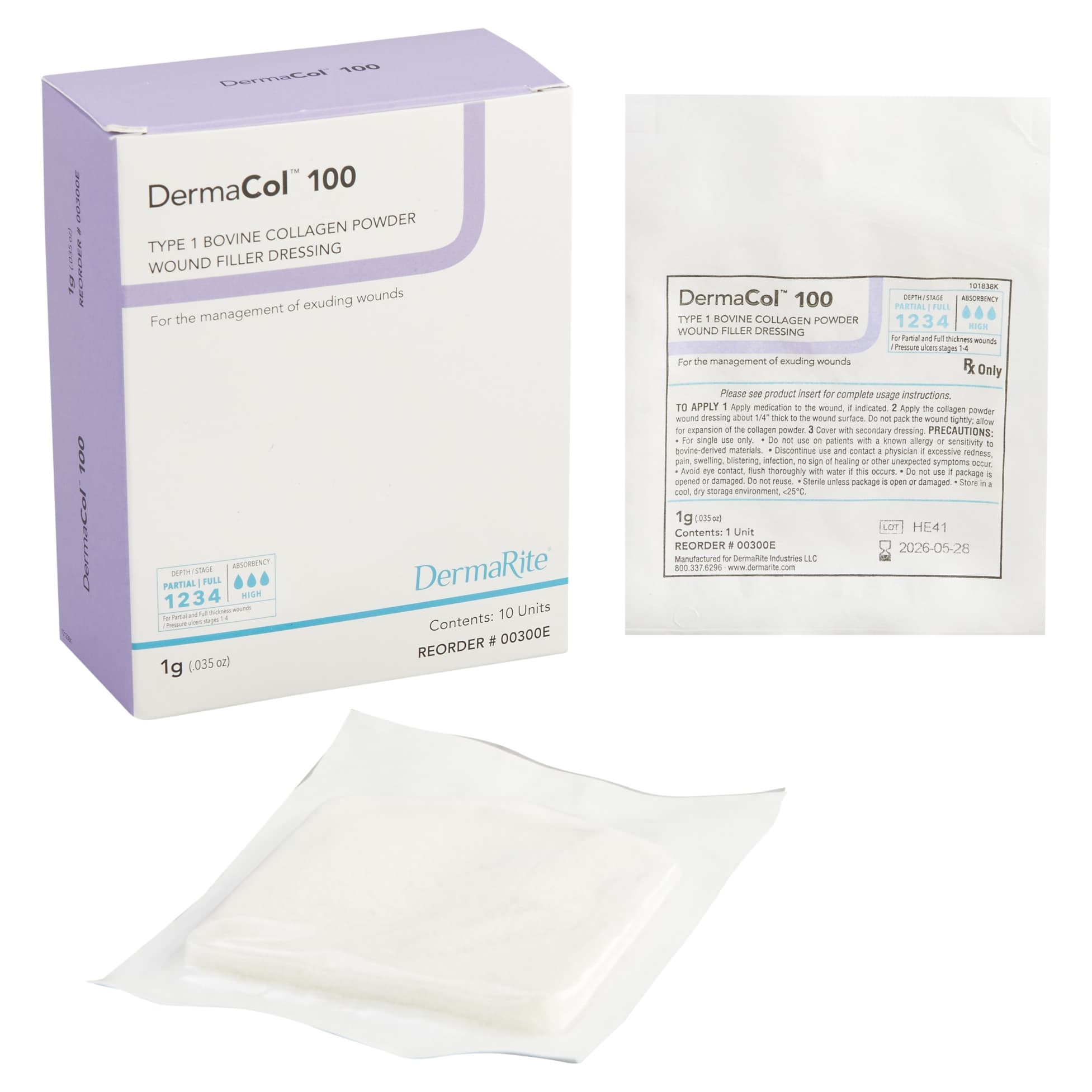 DermaCol 100 Type 1 Bovine Collagen Powder