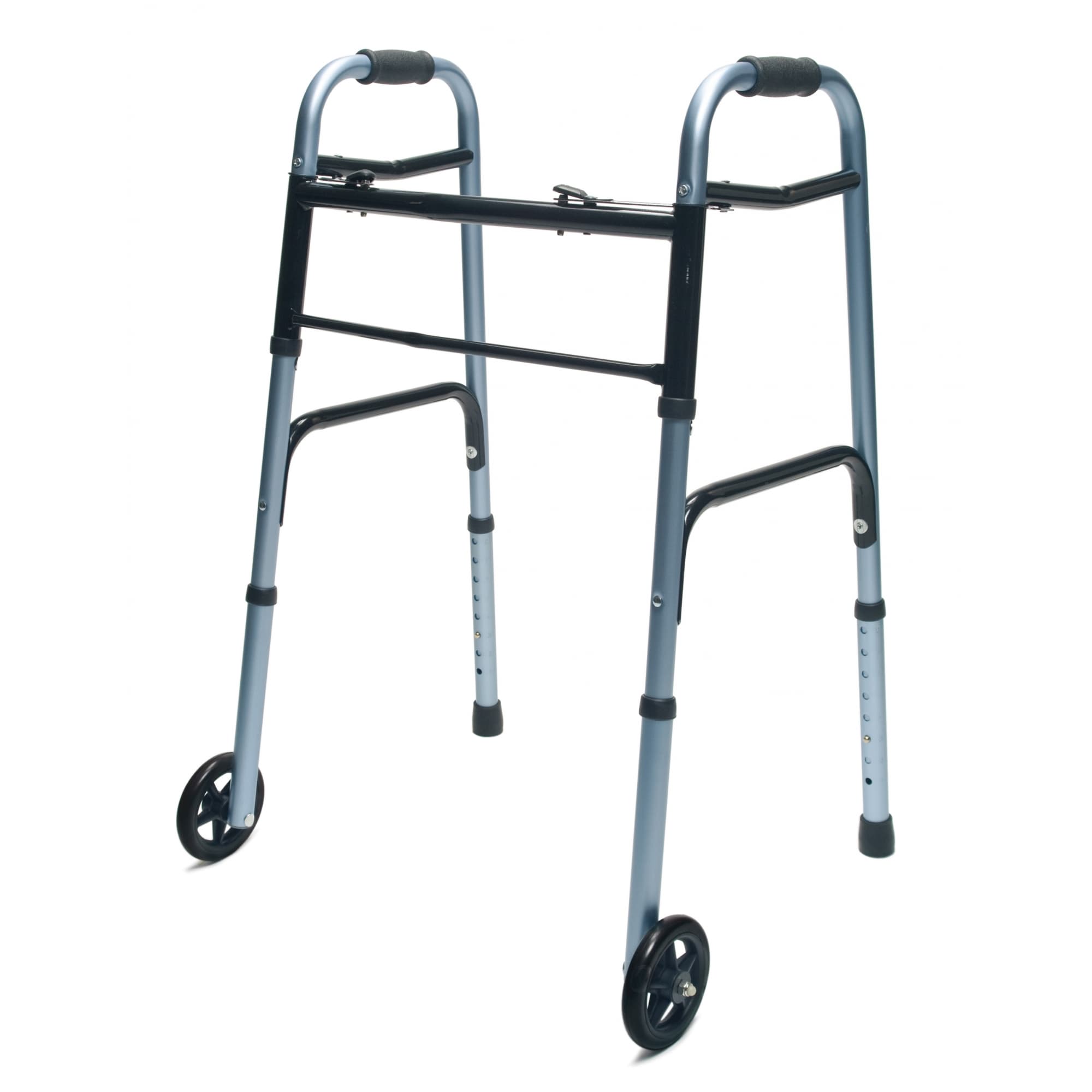 Lumex Everyday Dual Release Walker with 5" Wheels