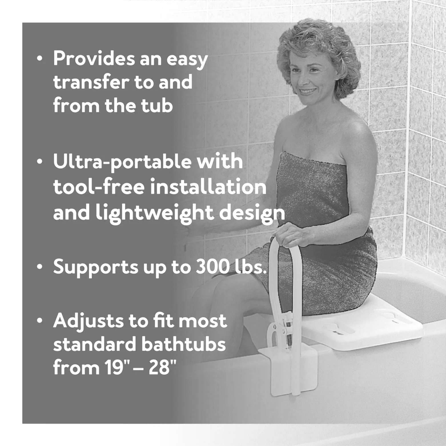 Carex Portable Shower Bench - Image 6