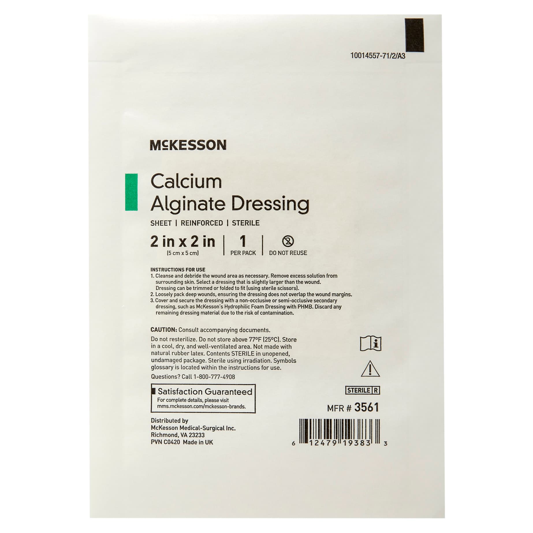 Mckesson Calcium Alginate Dressing - Image 8