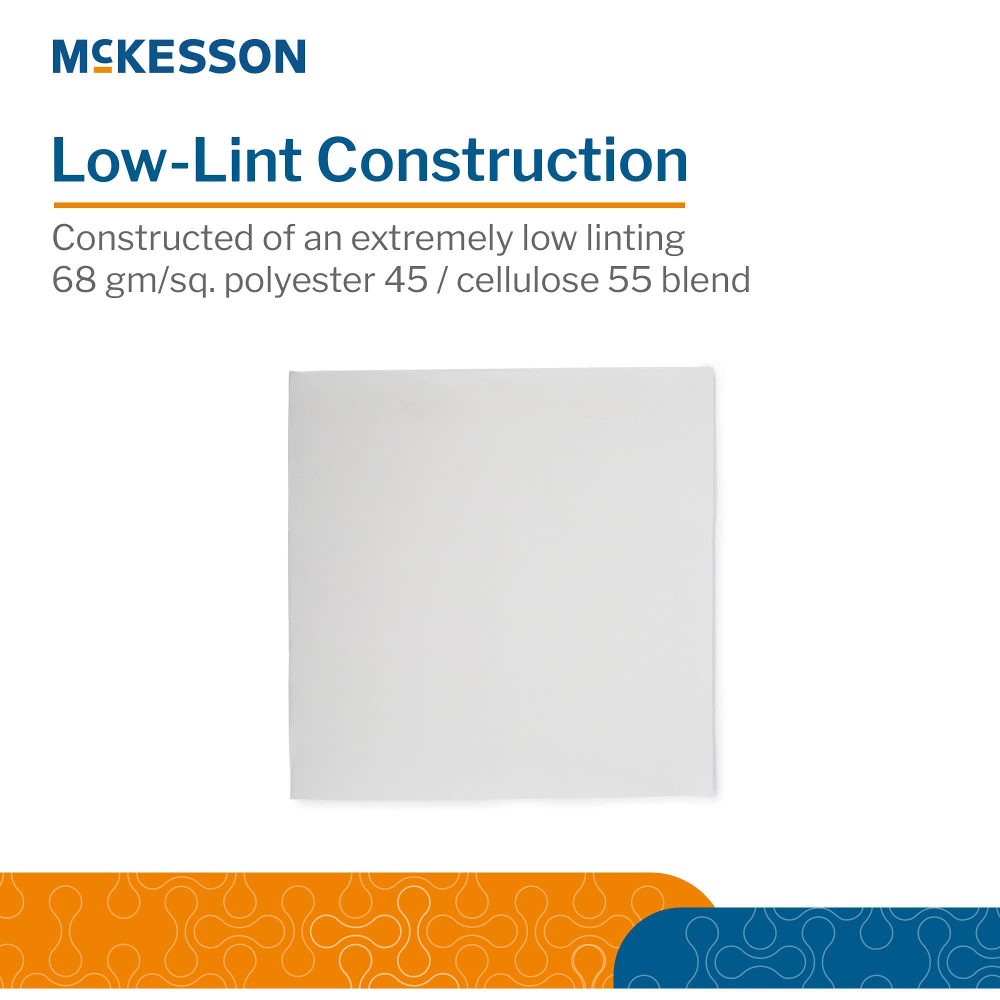 McKesson Cleanroom Wipe 9 x 9 Inch - Image 3
