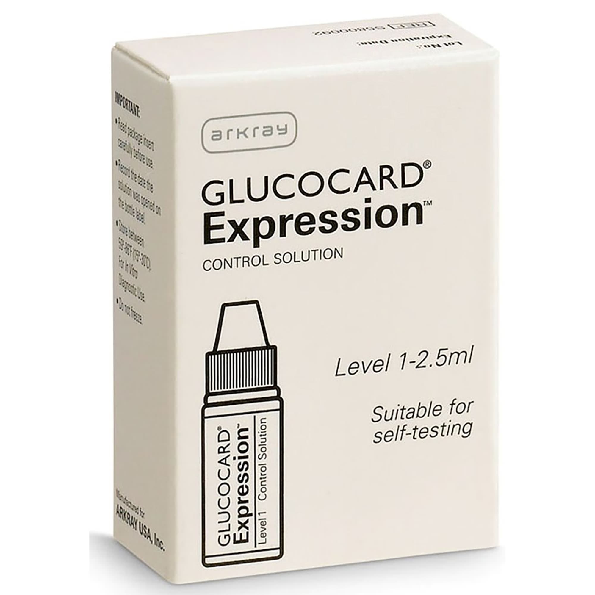 Arkray Expression Blood Glucose Control Solution - Image 1