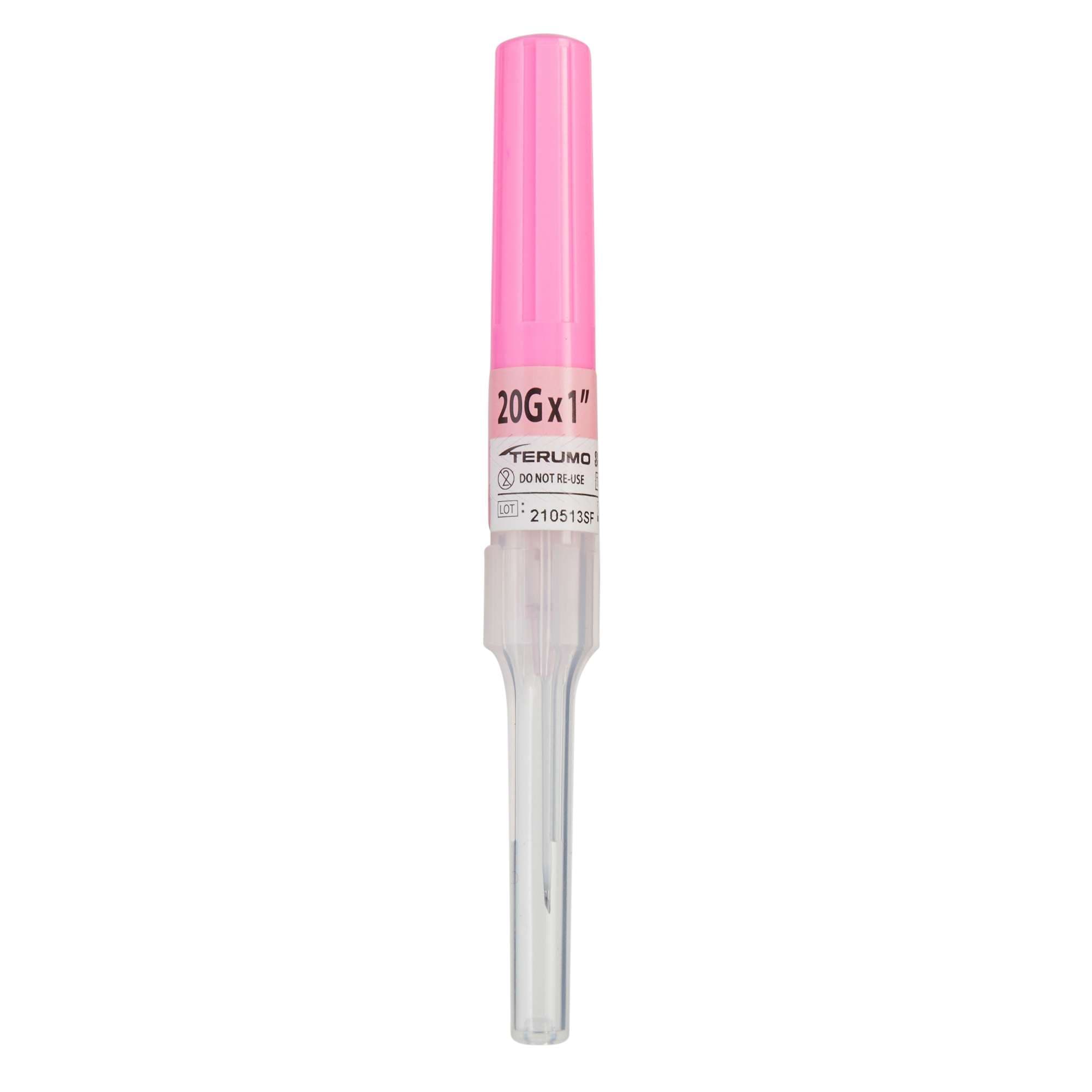 Terumo Medical Surflo Peripheral IV Catheter, 1 Inch, 20 Gauge - Each - Image 1