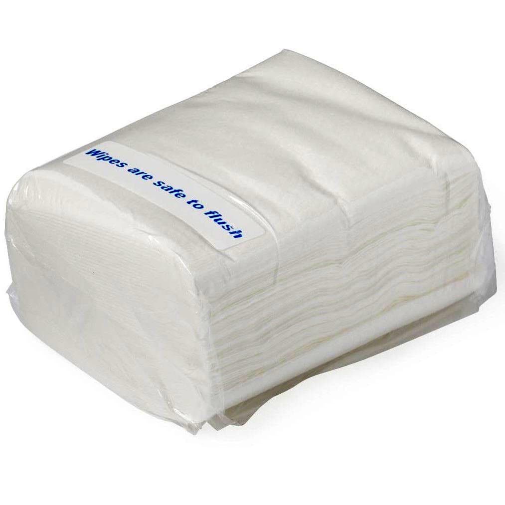 Medline NatureSoft Flushable Dry Cleansing Wipes - Image 2