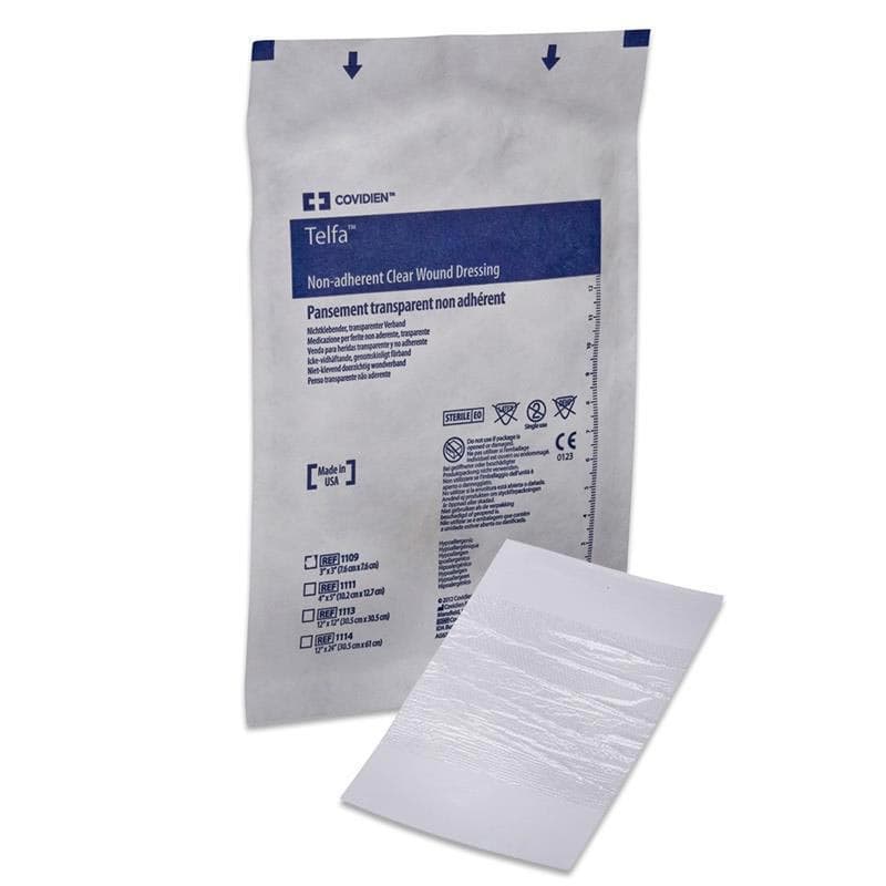 Telfa Clear Wound Dressings, 4 x 5 inch - Case of 50 - Image 1