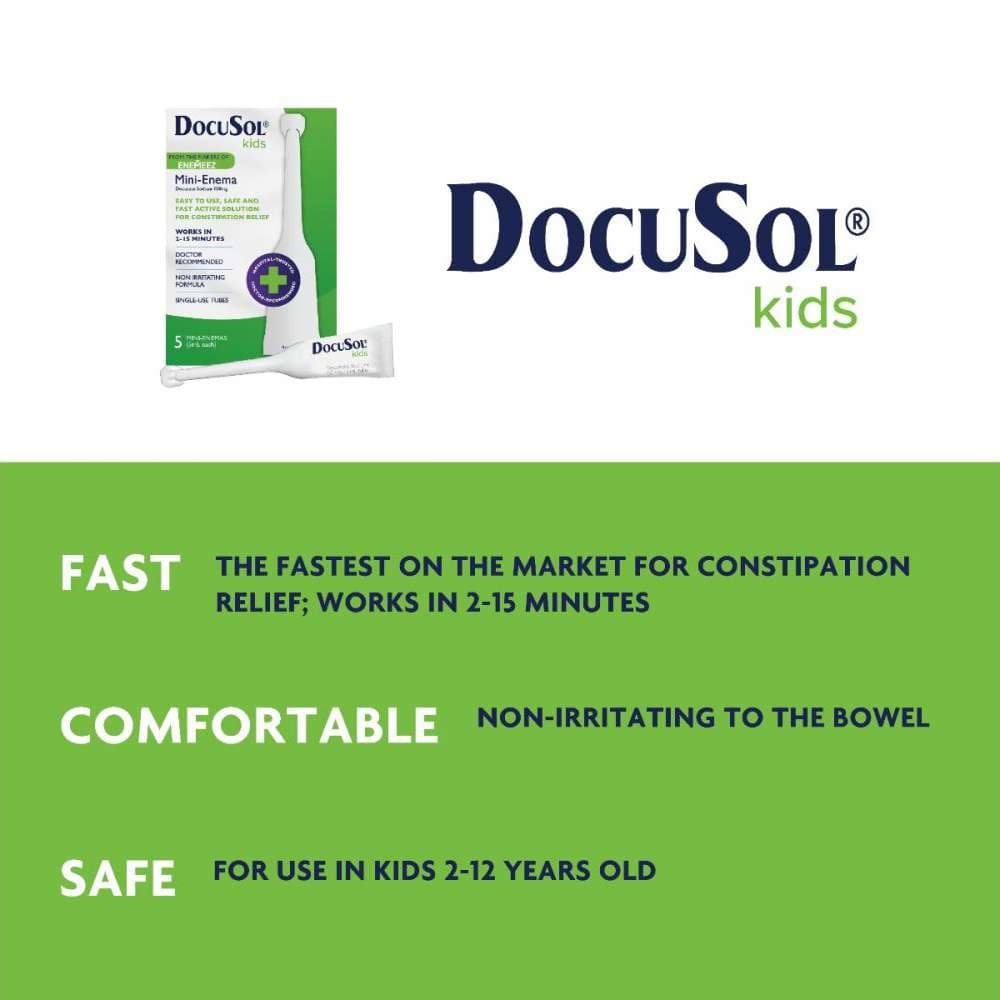DocuSol Kids Constipation Relief Mini Enemas - Box of 5 - Image 5