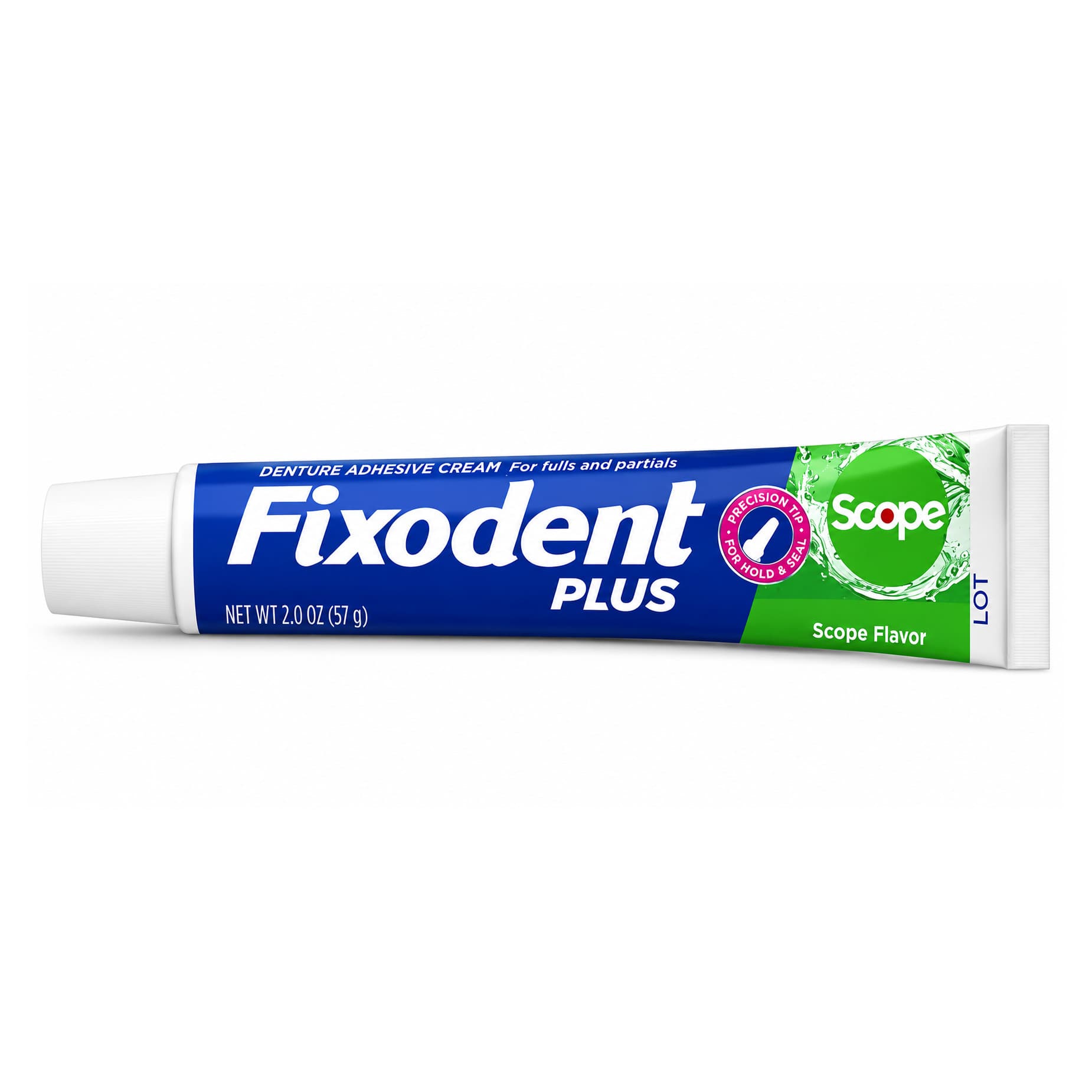 Fixodent Plus Scope Secure Denture Adhesive Cream, 2.0 oz - Each - Image 1