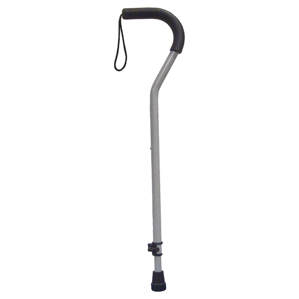 Drive Offset Aluminum Cane with Tab-Loc Silencer, Black