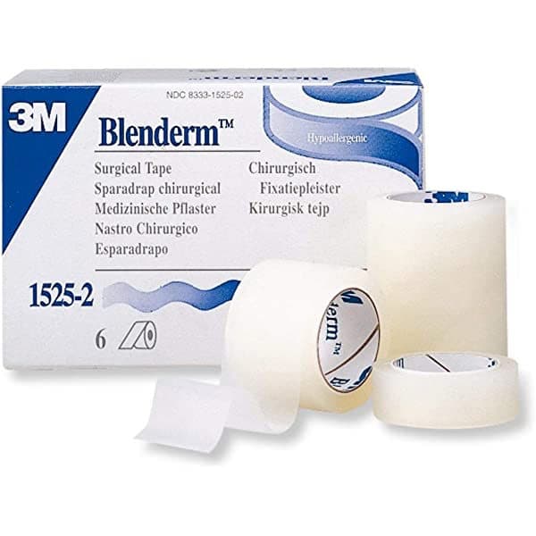 3M Blenderm Hypoallergenic Surgical Tape, 1 Inch x 5 Yard - Case of 60 - Image 1