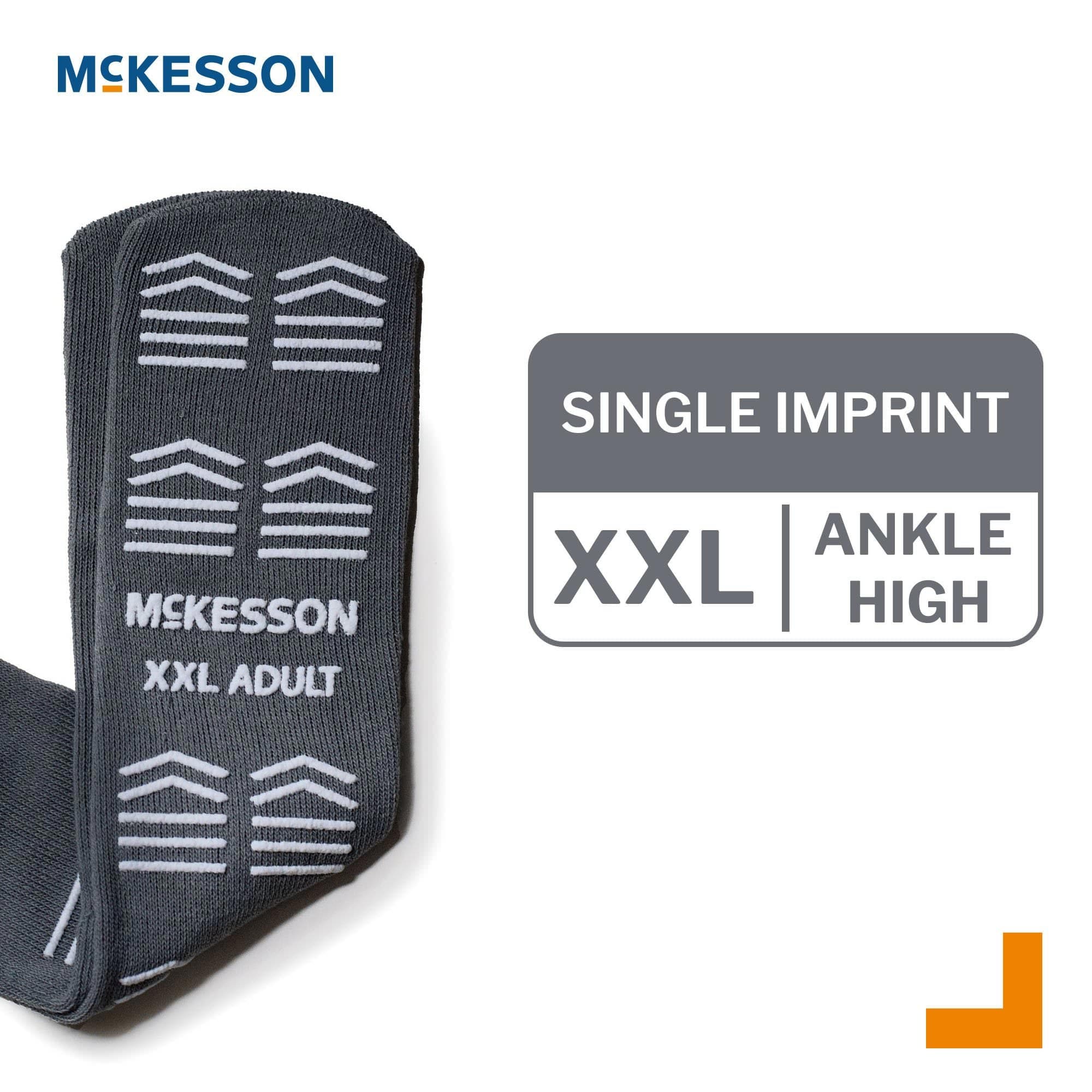 McKesson Unisex Adult Single Tread Slipper Socks - Image 9