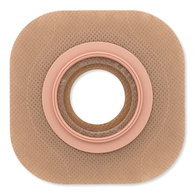 New Image Flat Flextend Skin Barrier, Upto 3-1/2 Inch Stoma, 4 Inch Flange - Box of 5 - Image 1
