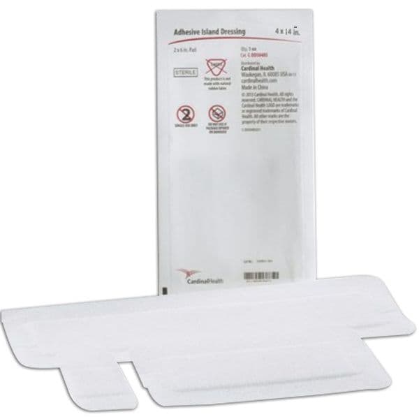Cardinal Health Sterile Bordered Gauze Dressing, 4" x 14" - Box of 25 - Image 1