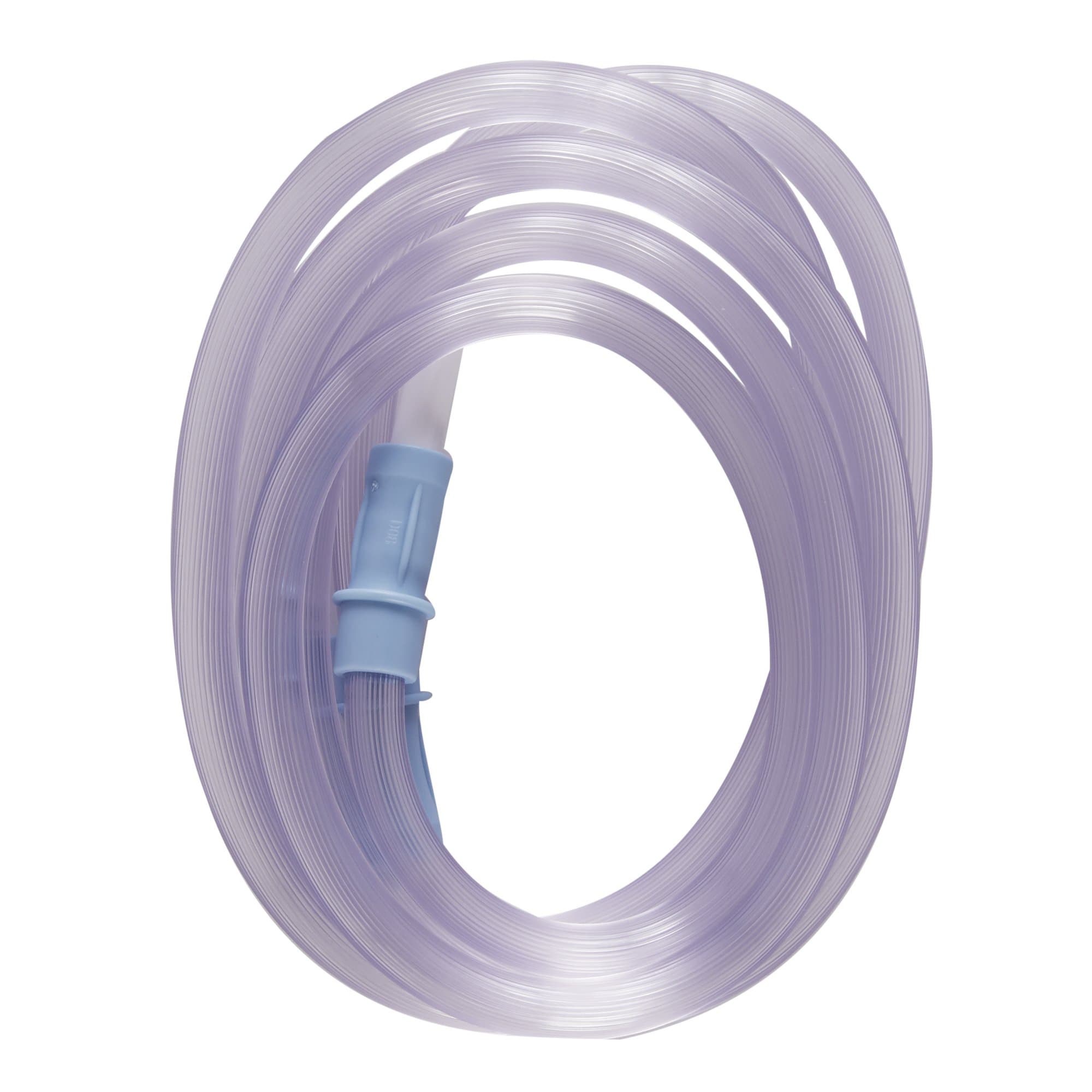 McKesson Suction Connecting Tubing Non-Conductive, Clear, 2 Female Connectors, 1 Straight Male Connector - Image 1
