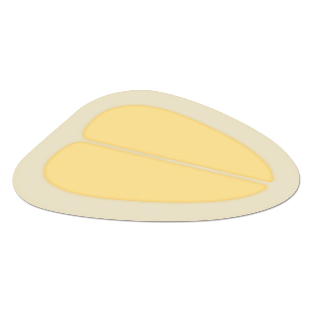 FlexiCol Hydrocolloid Dressing Tan Square Sterile, Sacral, 6 x 7 Inch - Each - Image 1