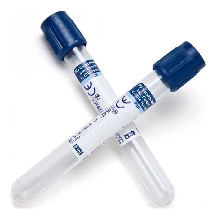 BD Vacutainer Trace Element K2 EDTA 10.8 mg Blood Collection Tubes - Image 2