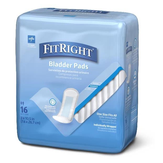 FitRight Bladder Control Pads, Moderate, 3 x 10.5 Inch - Image 9