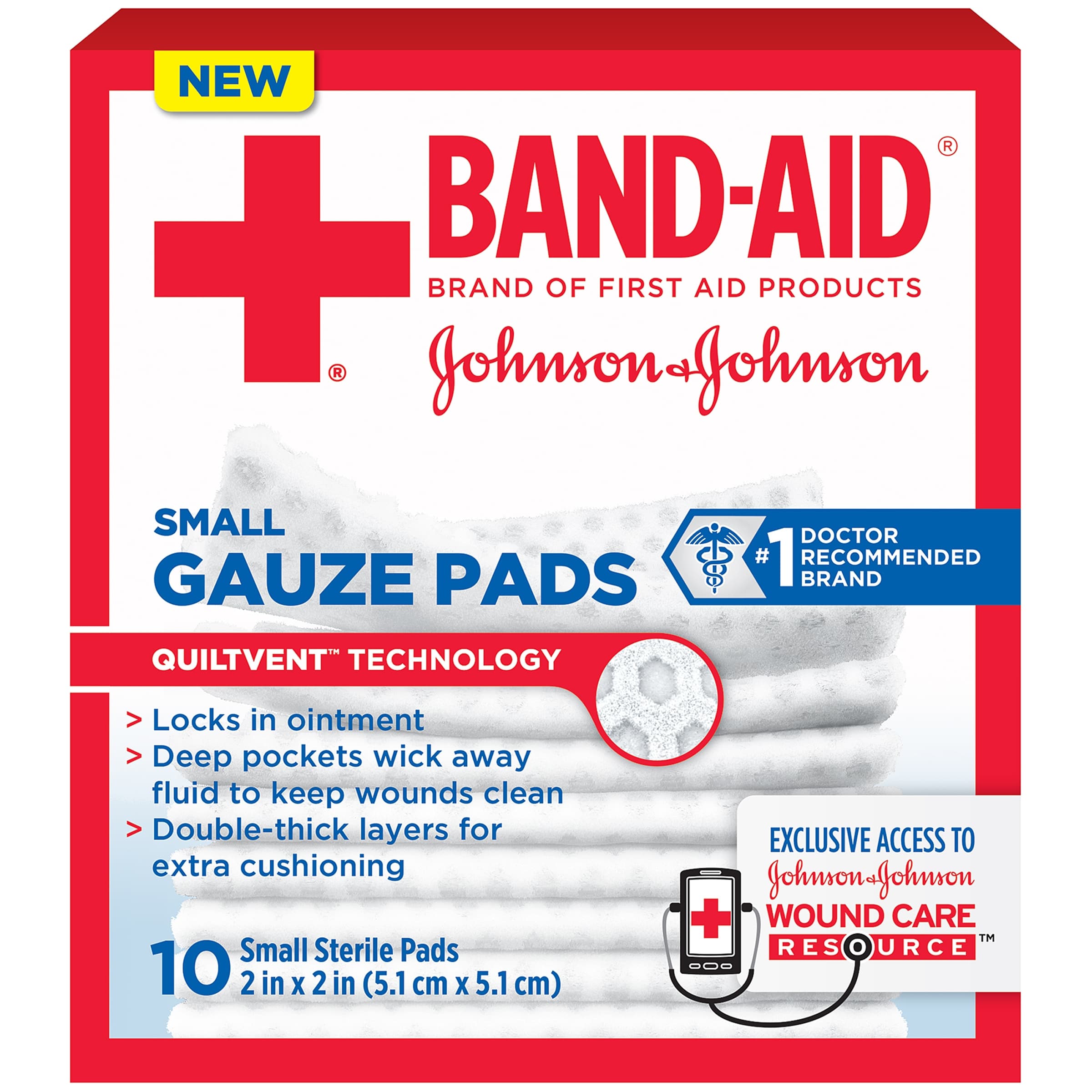 Johnson & Johnson Band-Aid First Aid Gauze Pad