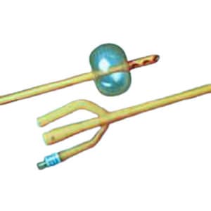 Lubricath Hematuria 3-Way Specialty Foley Catheter, Long Round Tip, 30cc, 22 Fr - Each - Image 1