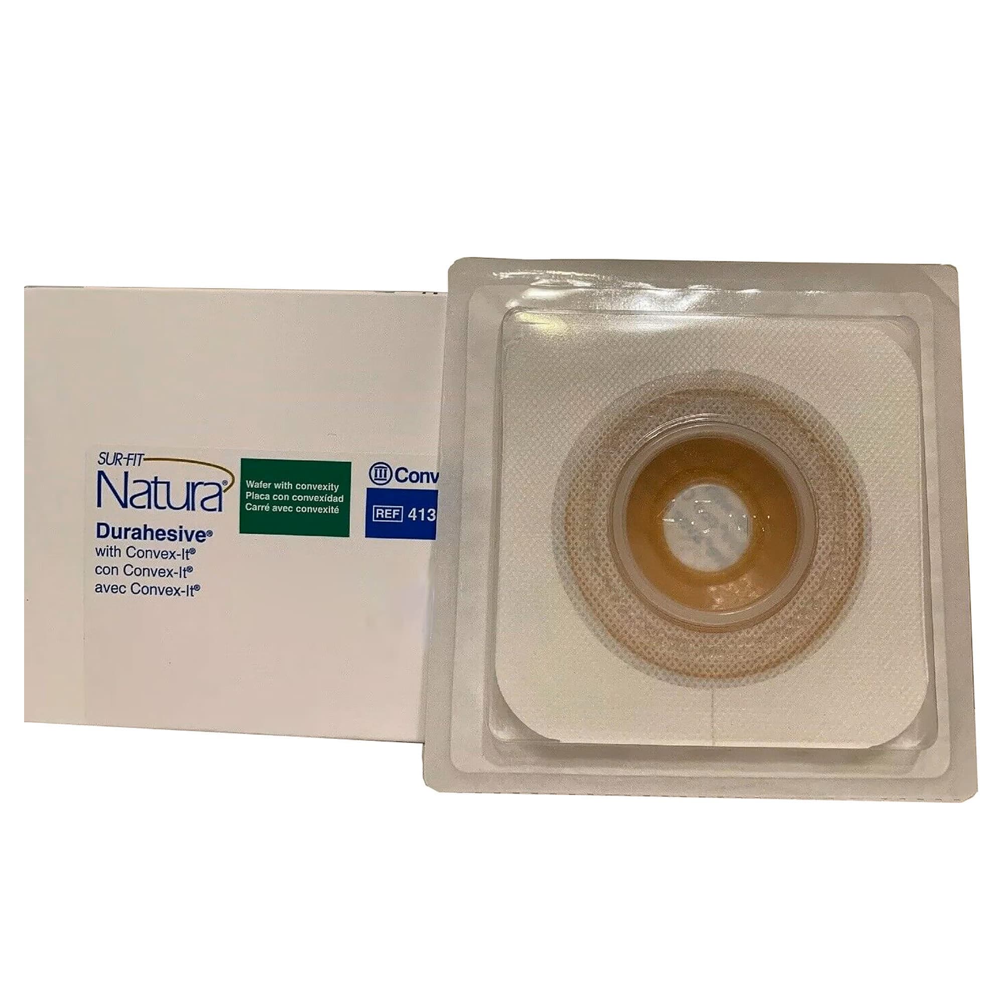 Natura Durahesive Moldable Skin Barrier with Accordion Flange, 1-3/4" - Each - Image 1