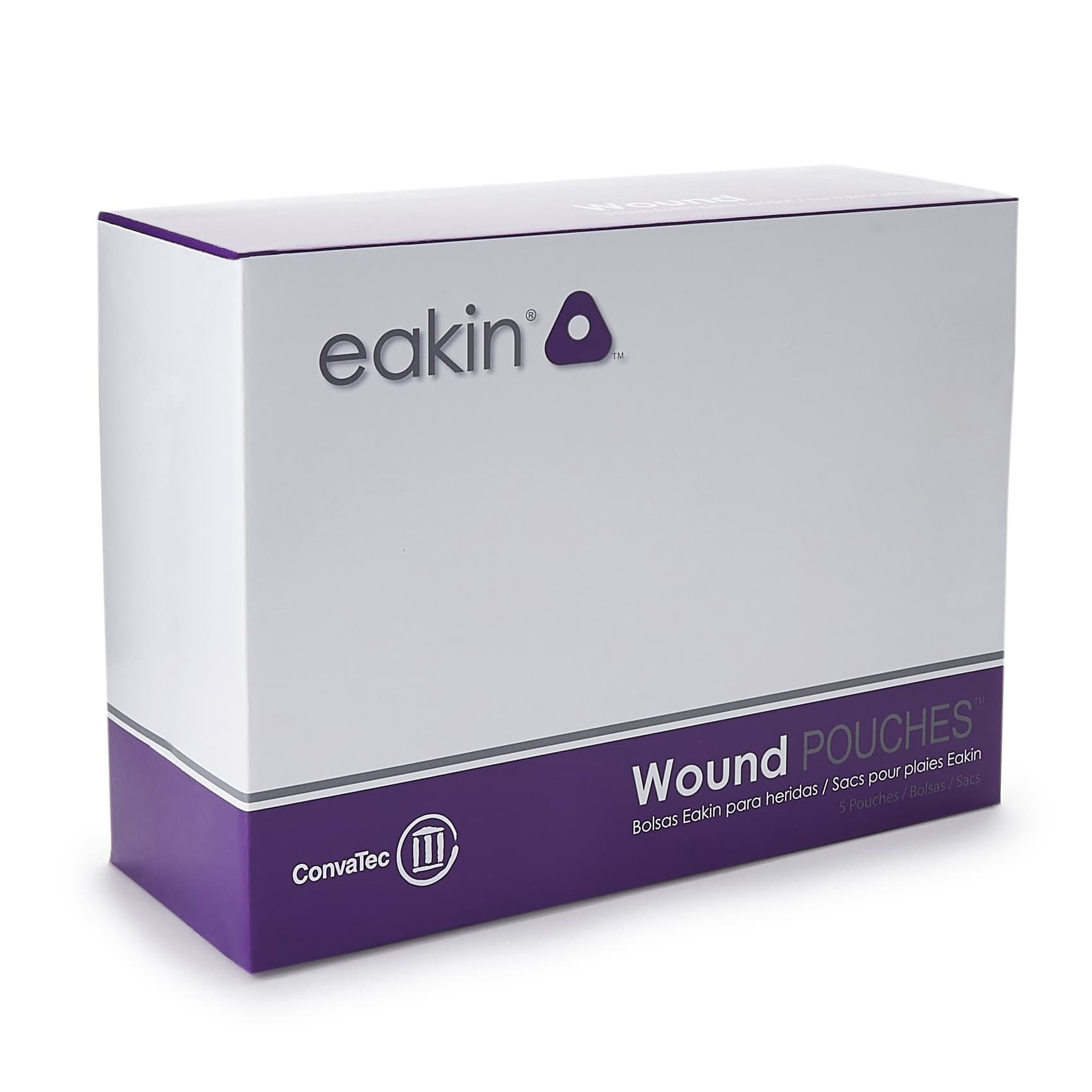 Eakin Wound Pouch with Remote Drainable Attachment, 6.3 x 9.7 Inch - Box of 5 - Image 3