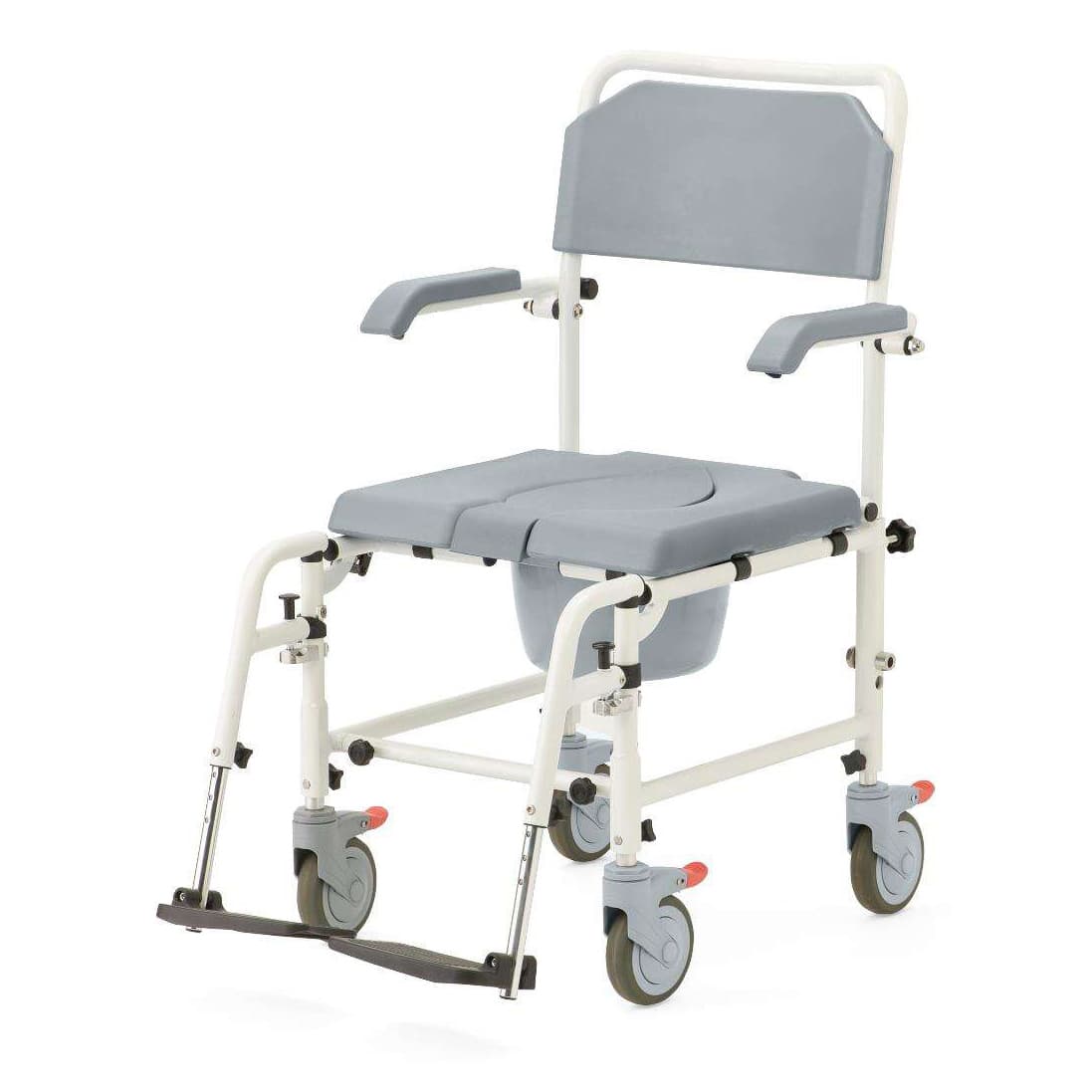 Medline Aluminium Shower Commode Transport Chair