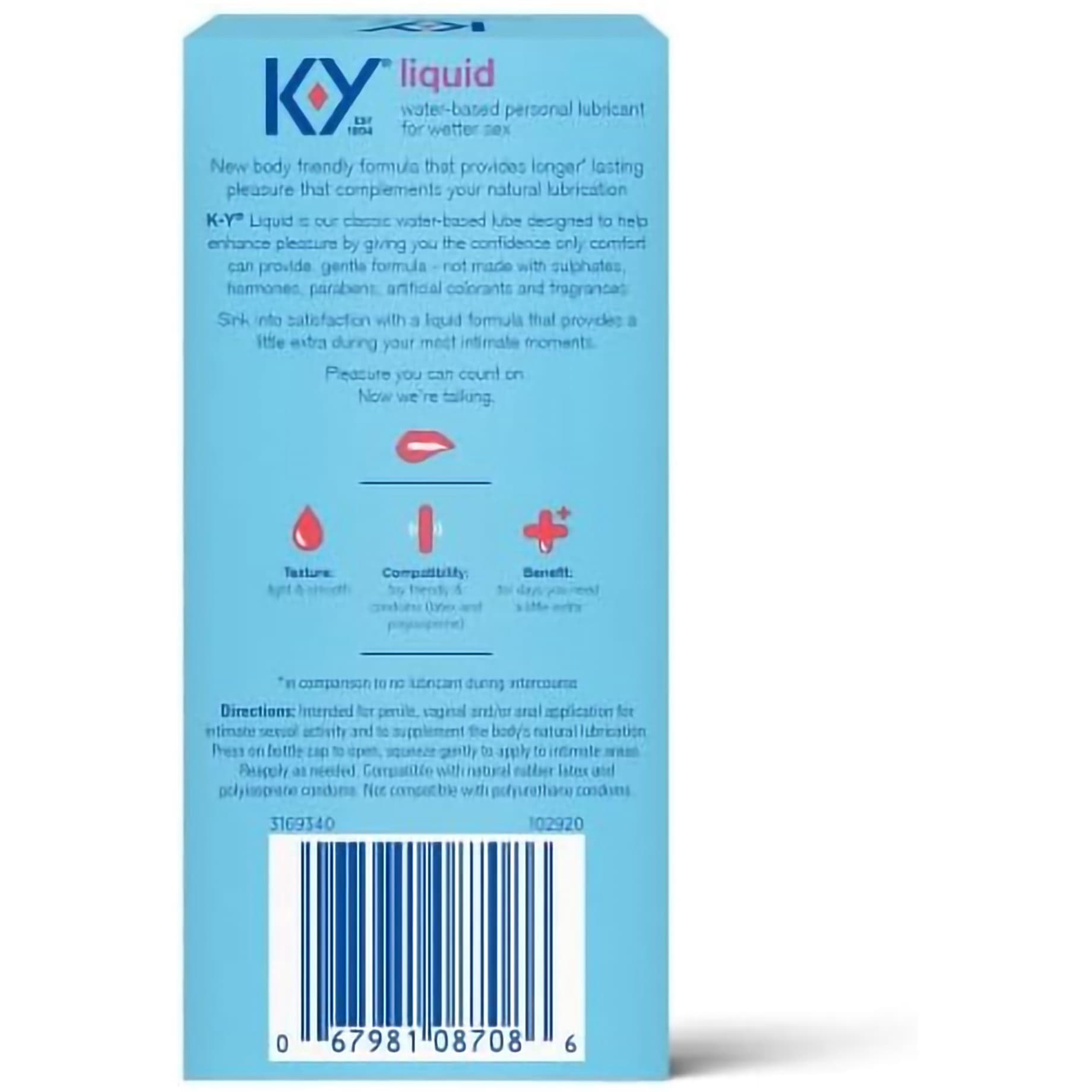 K-Y Liquid Water-Based Personal Lubricant - Image 2