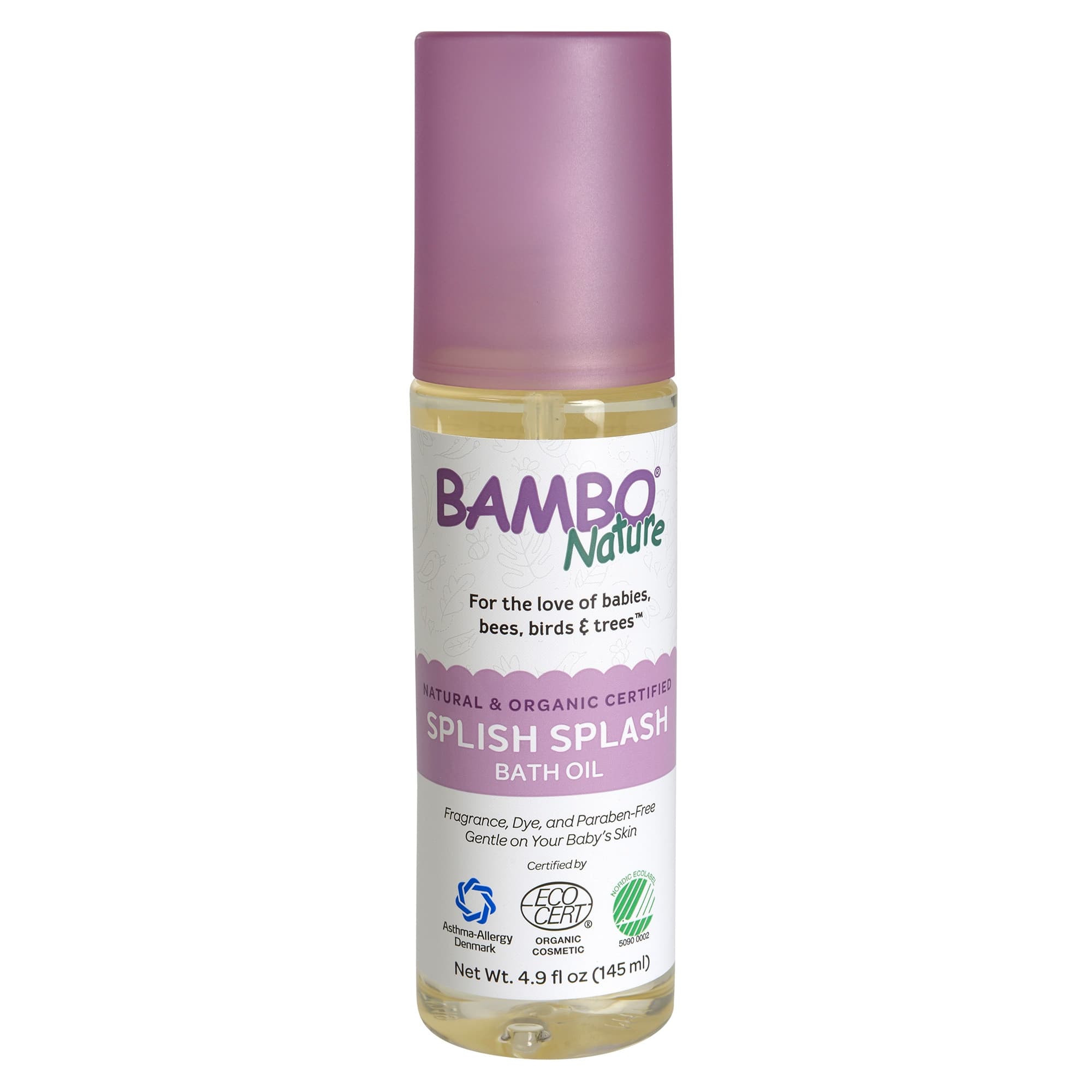 Bambo Nature Splish Splash Baby Bath Oil - Case of 48 - Image 1