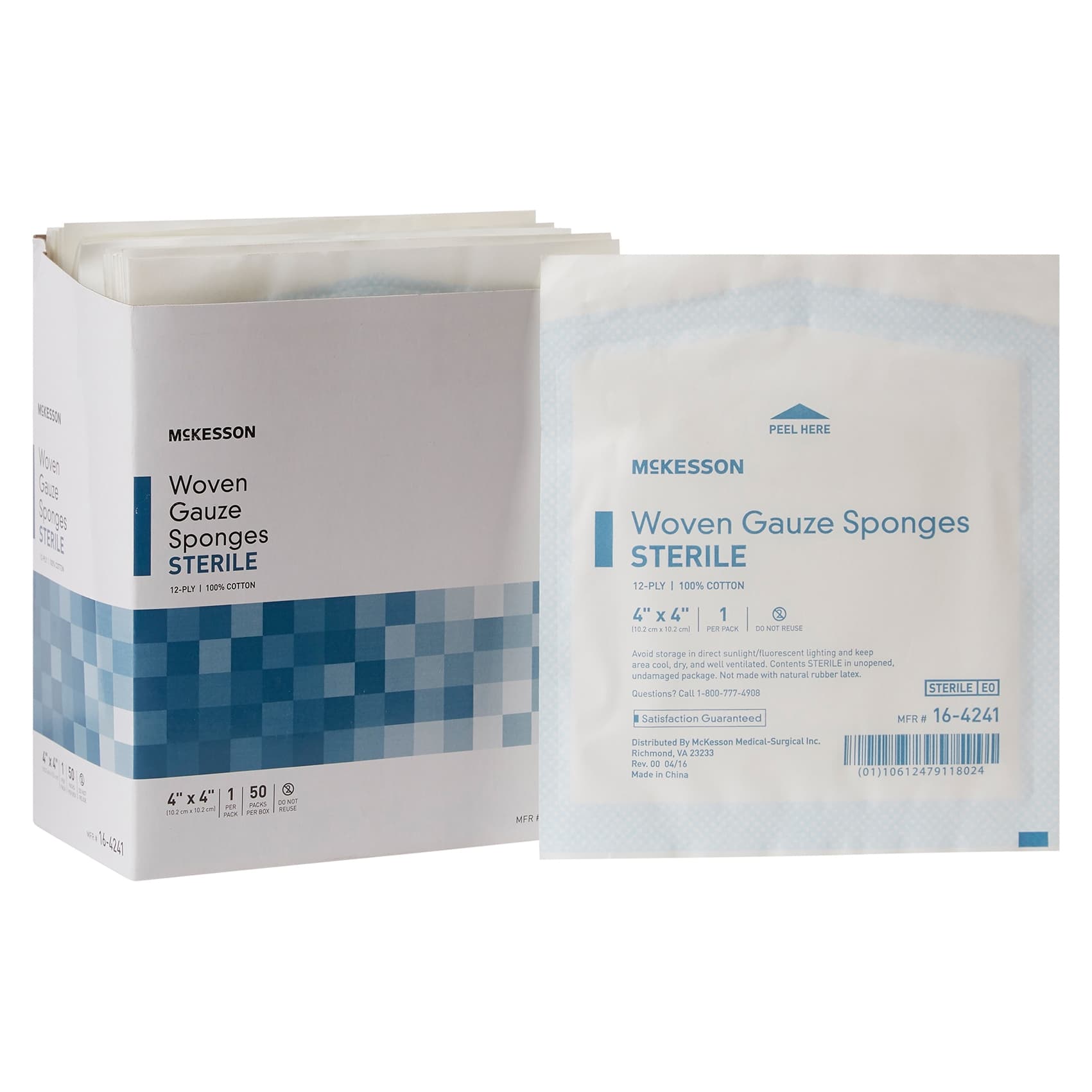 McKesson 12-Ply Sterile Gauze Sponge - Image 3