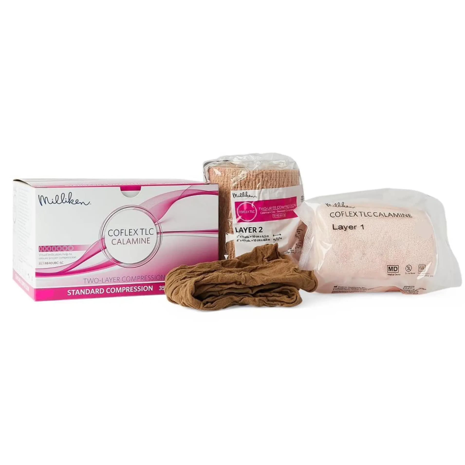 Andover CoFlex TLC Calamine Standard Compression Bandage, 3 Inch - Image 1