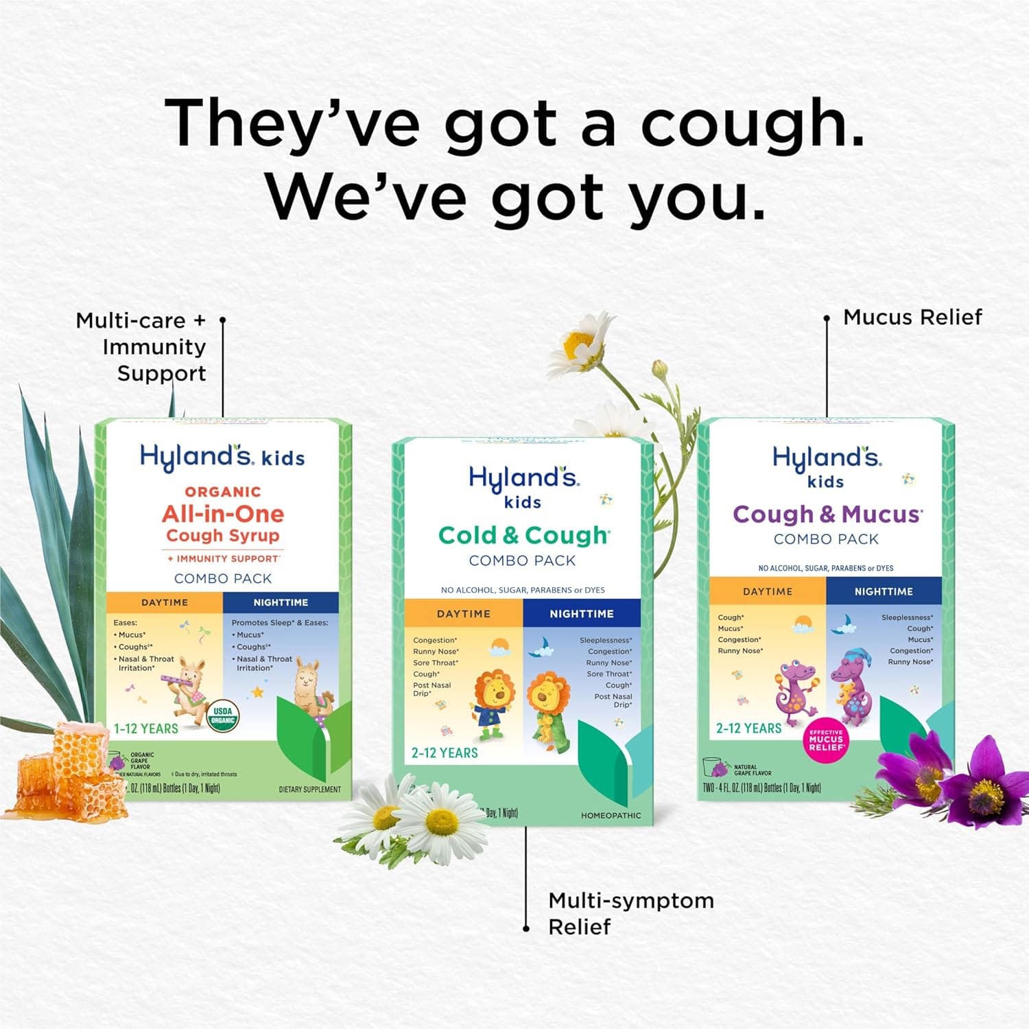 Hyland's Naturals Kids Cough & Mucus, Night, 4 oz - Each - Image 7