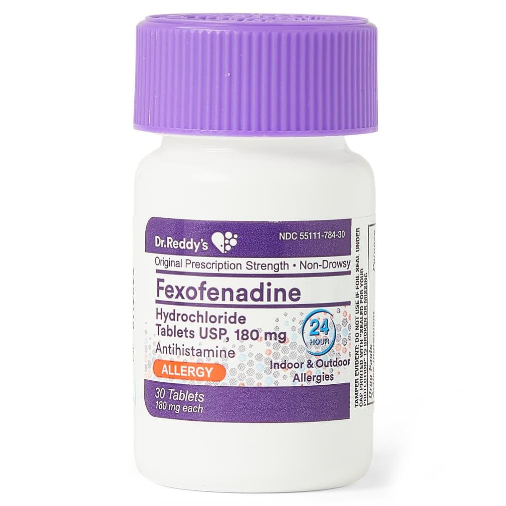 Allegra Fexofenadine Allergy HCL Tablets, 180 mg - Bottle of 30 - Image 11