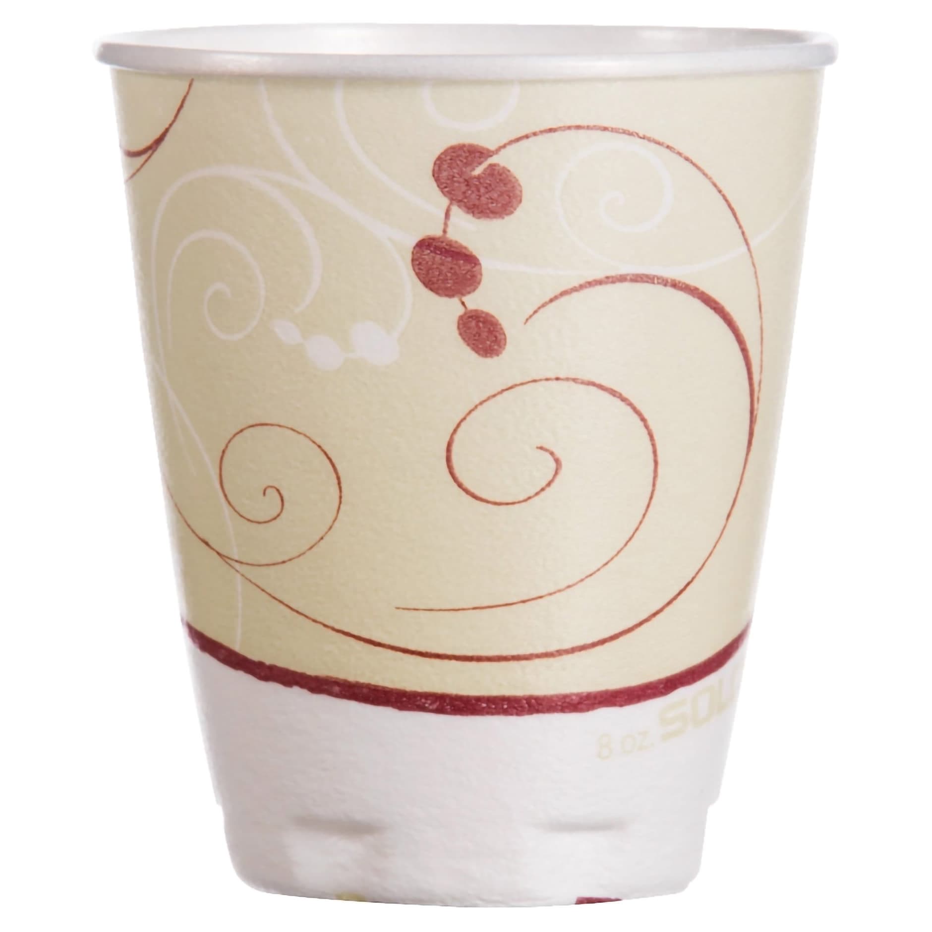 Trophy Plus Symphony Print Disposable Drinking Cup, 8 oz - Case of 1000 - Image 1