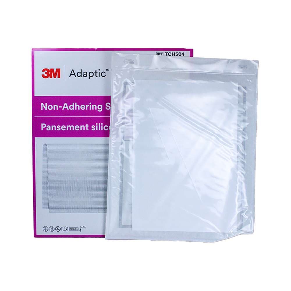 3M Adaptic Touch Non-Adhering Silicone Dressing, 8 x 12.75 Inch - Image 1