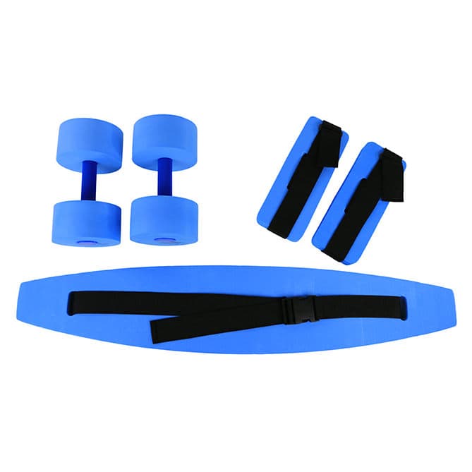Cando Aquatic Exercise Kit, Deluxe, Large, Blue - Image 1