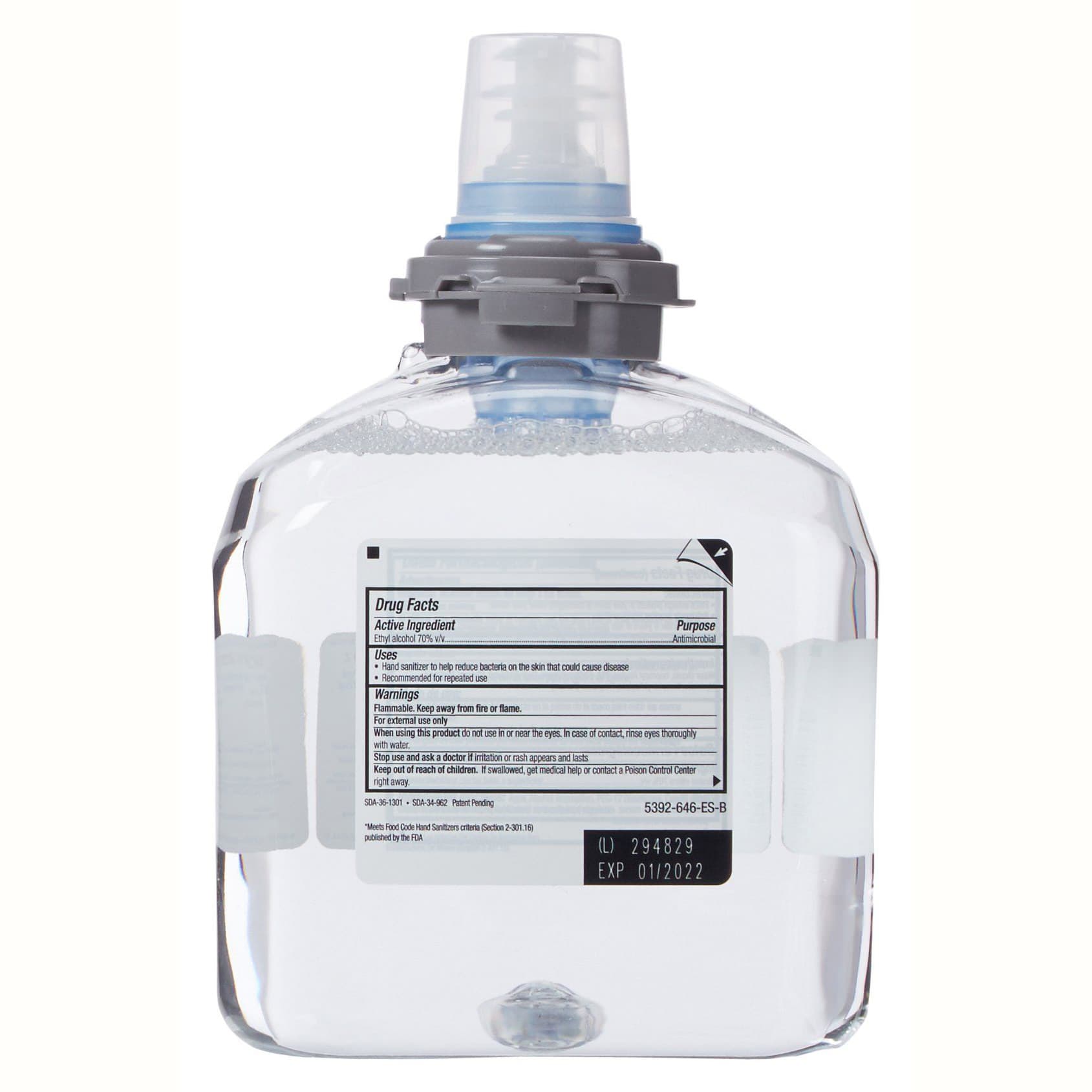 Purell Advanced Hand Sanitizer Foam Foam Refill Bottle For TFX Touch-Free dispenser - Image 3