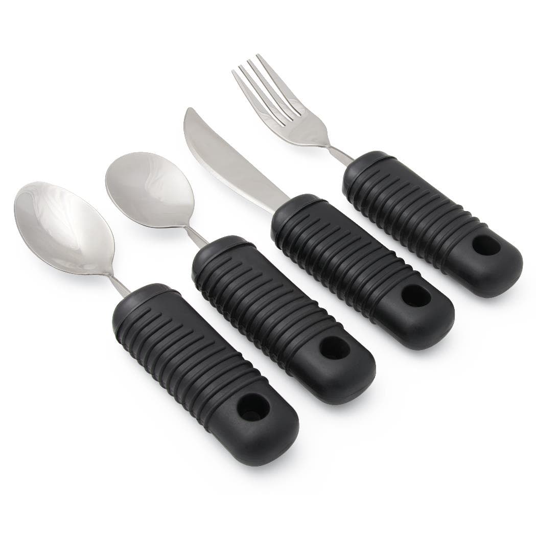 Medline Great Grip Weighted Fork - Each - Image 1