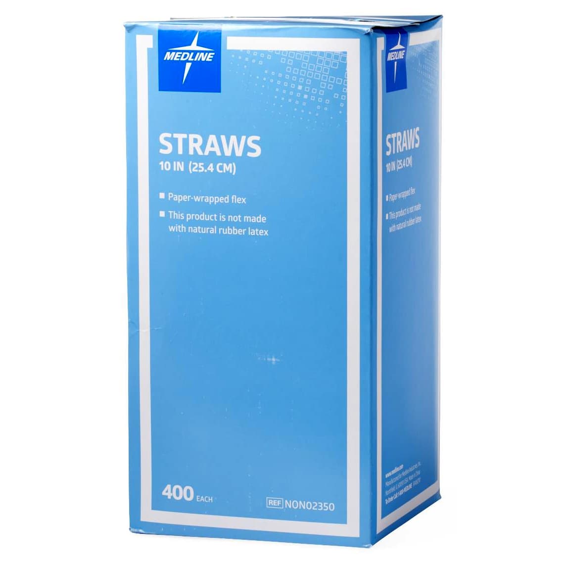 Medline Wrapped Flexible Plastic Drinking Straws - Image 4