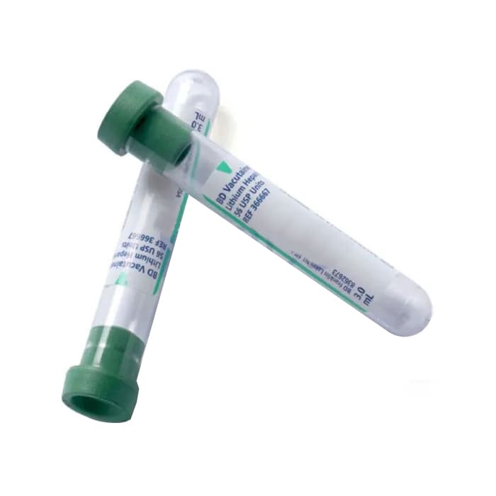 BD Vacutainer Lithium Heparin Tubes with Conventional Closure - Image 1