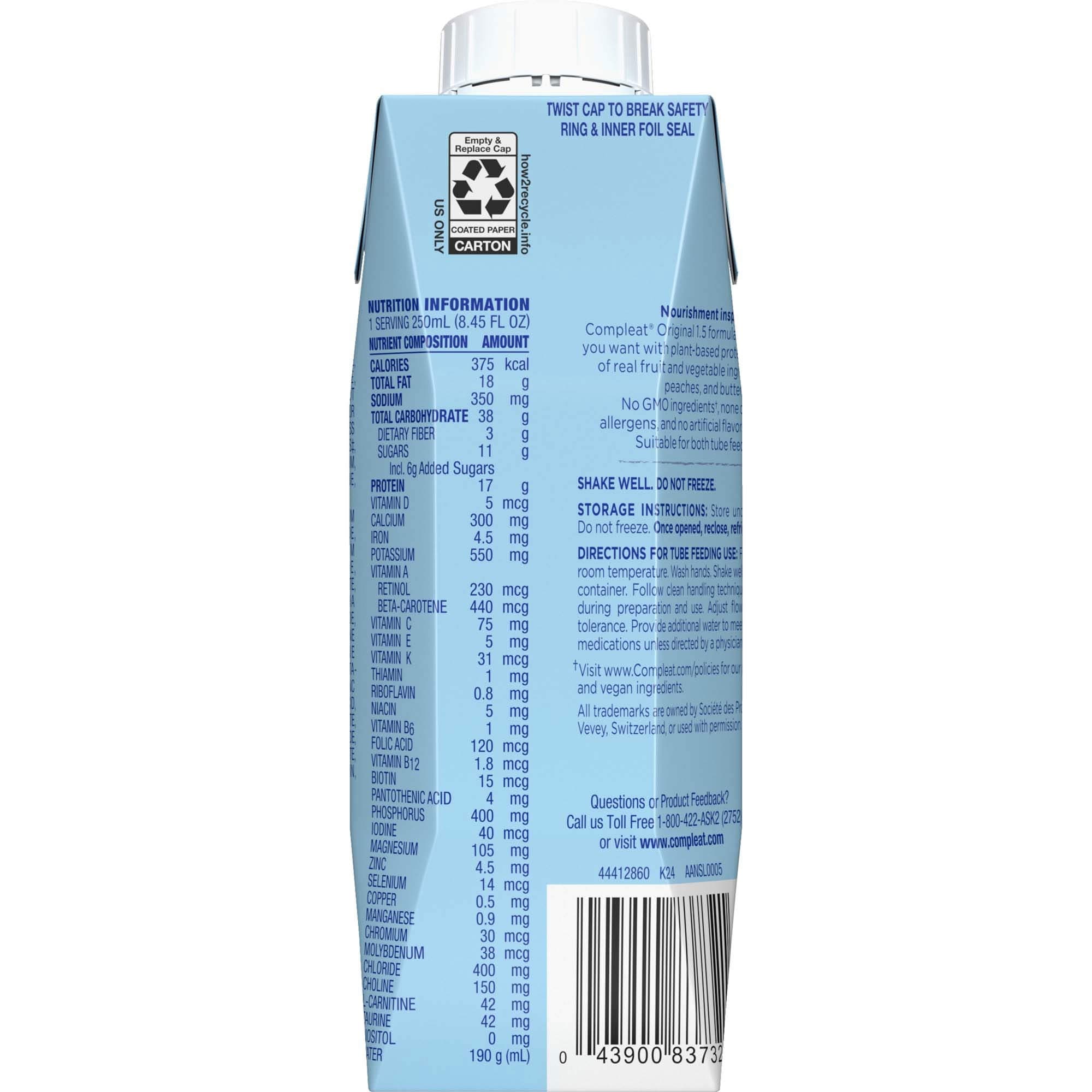 Compleat Original 1.5 Plant-Based Tube Feeding Formula - Image 2