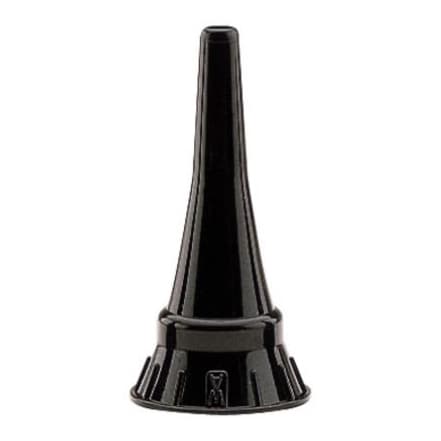 Welch Allyn 3 mm Universal Reusable Ear Speculum, Black Polypropylene - Image 1