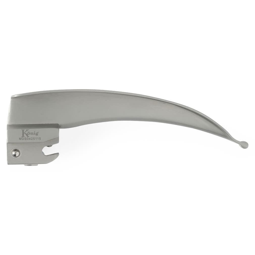 Medline Reusable Macintosh Blade for Fiber-Optic Laryngoscope, No 2 Child