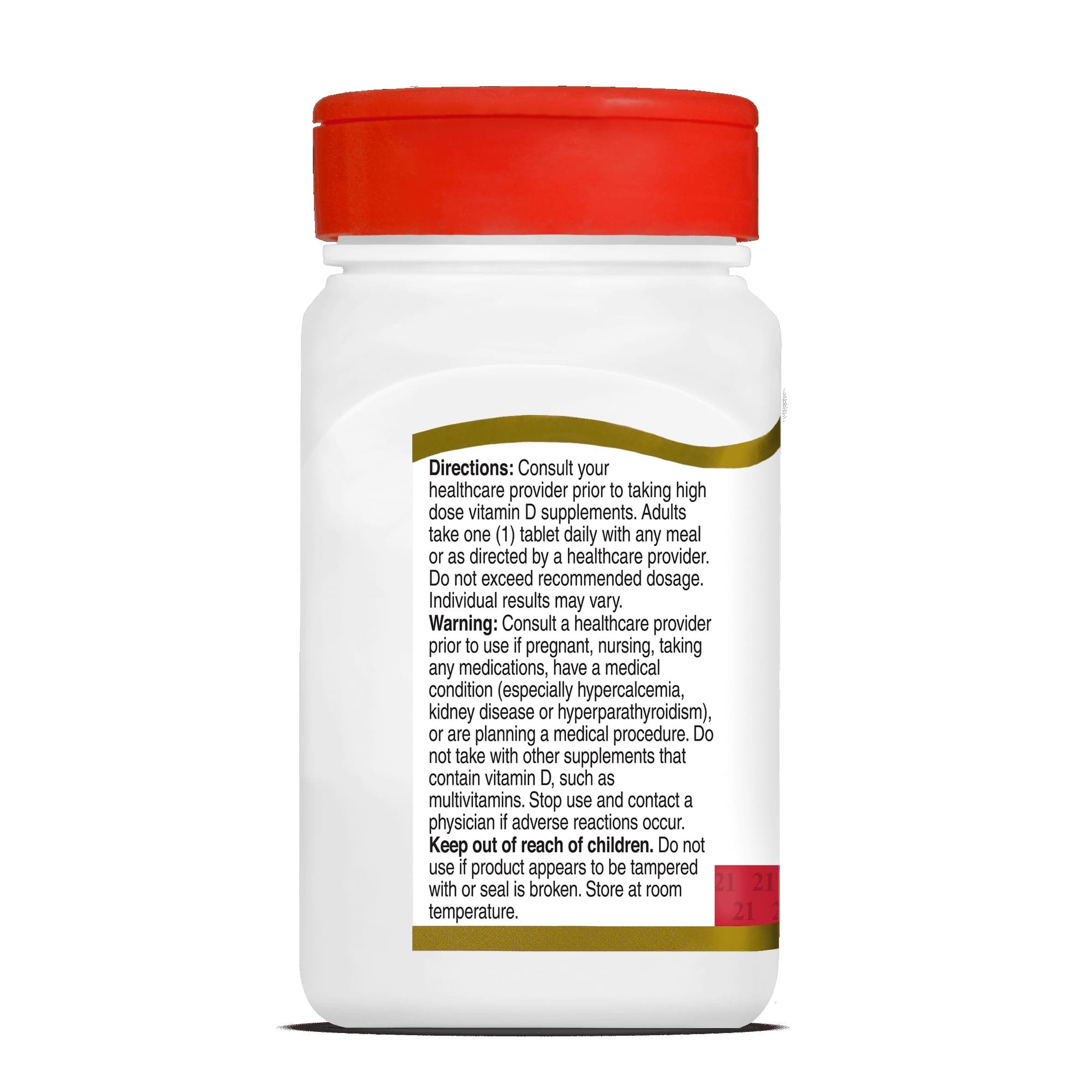 21st Century Vitamin D3 Tablets, 125 mcg - Bottle of 110 - Image 2