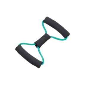 CanDo Tubing BowTie Exerciser, 14 Inch, Green, Medium - Image 1