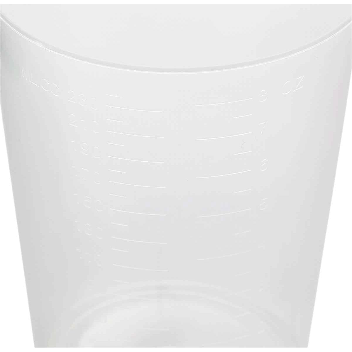 Flexible Plastic Intake Tumbler with Molded-in Graduations, 9 oz - Image 2