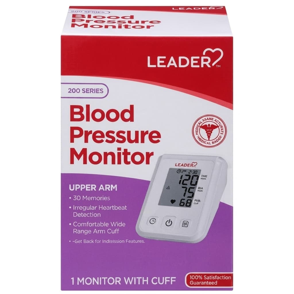 Leader 200 Series Automatic Upper Arm Blood Pressure Monitor