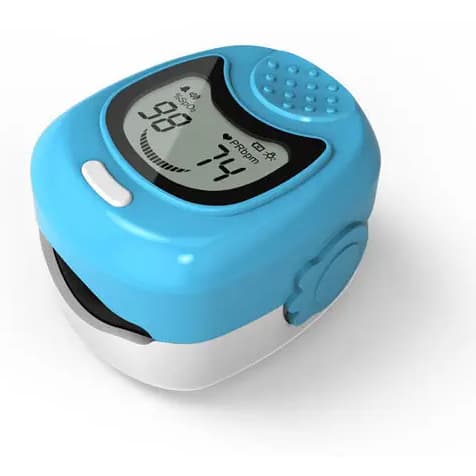 Simpro Pediatric Fingertip Pulse Oximeter Blue - Image 1