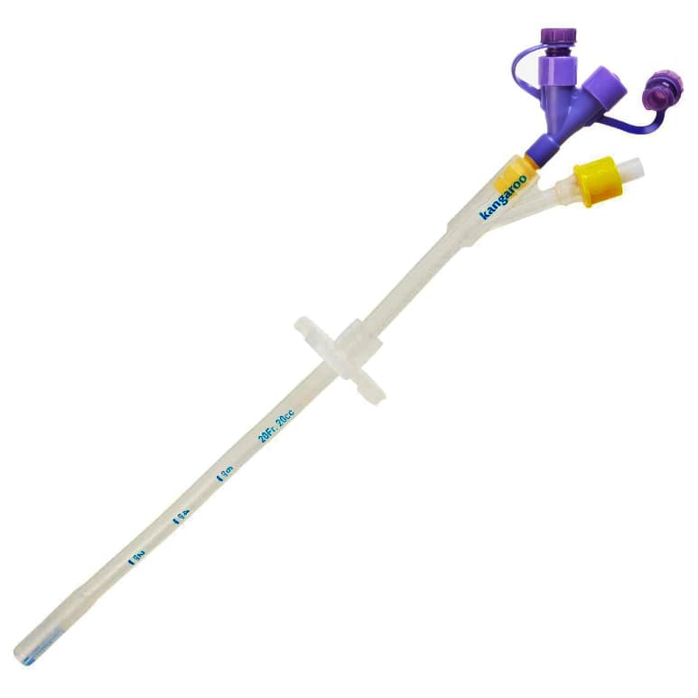 Kangaroo ENFit Gastrostomy Feeding Tube with Y-Port, 16Fr, 20mL - Case of 5 - Image 1