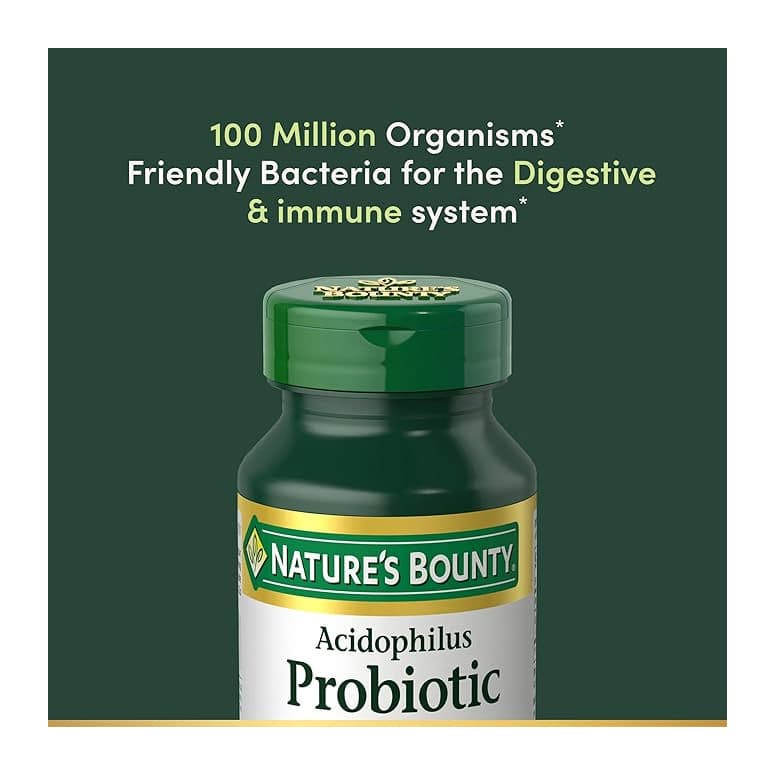 Nature's Bounty Acidophilus Probiotic - Bottle of 120 - Image 2